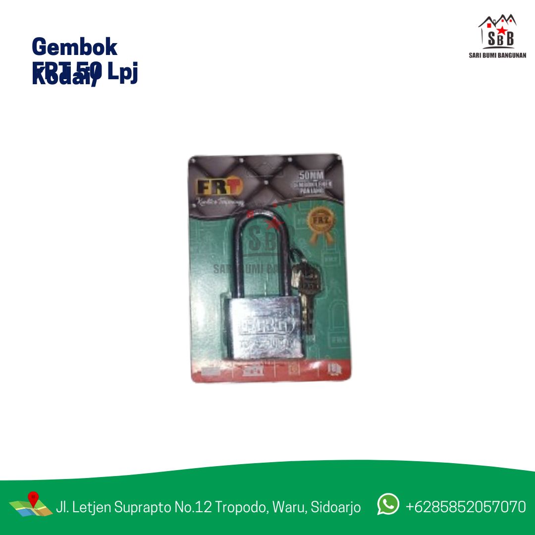 Gembok Kodai/FRT 50 Lpj